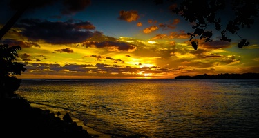  Fijian sunset
